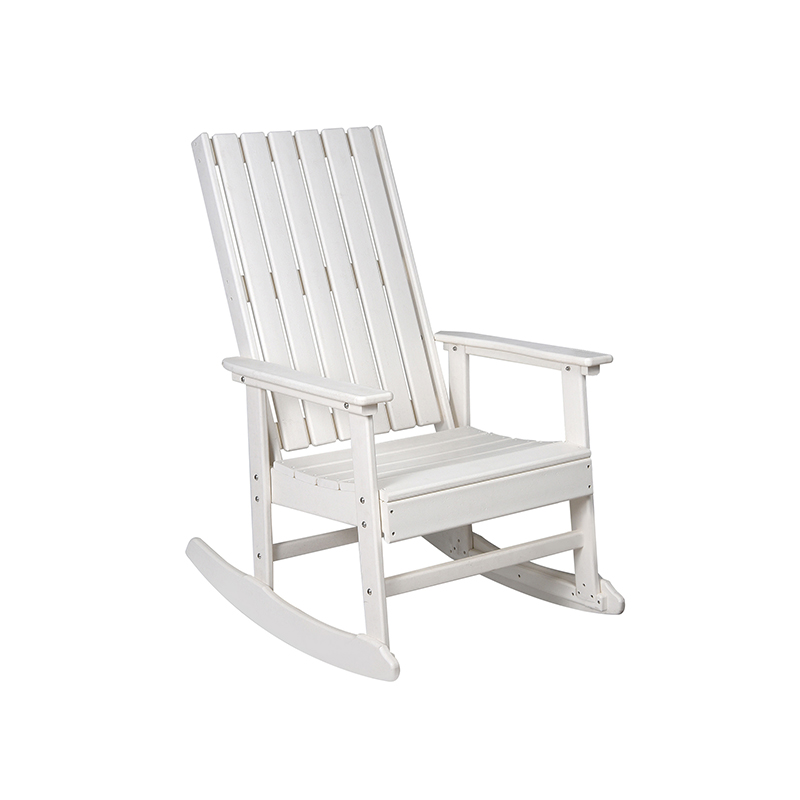 Sedia Adirondack a dondolo con schienale alto