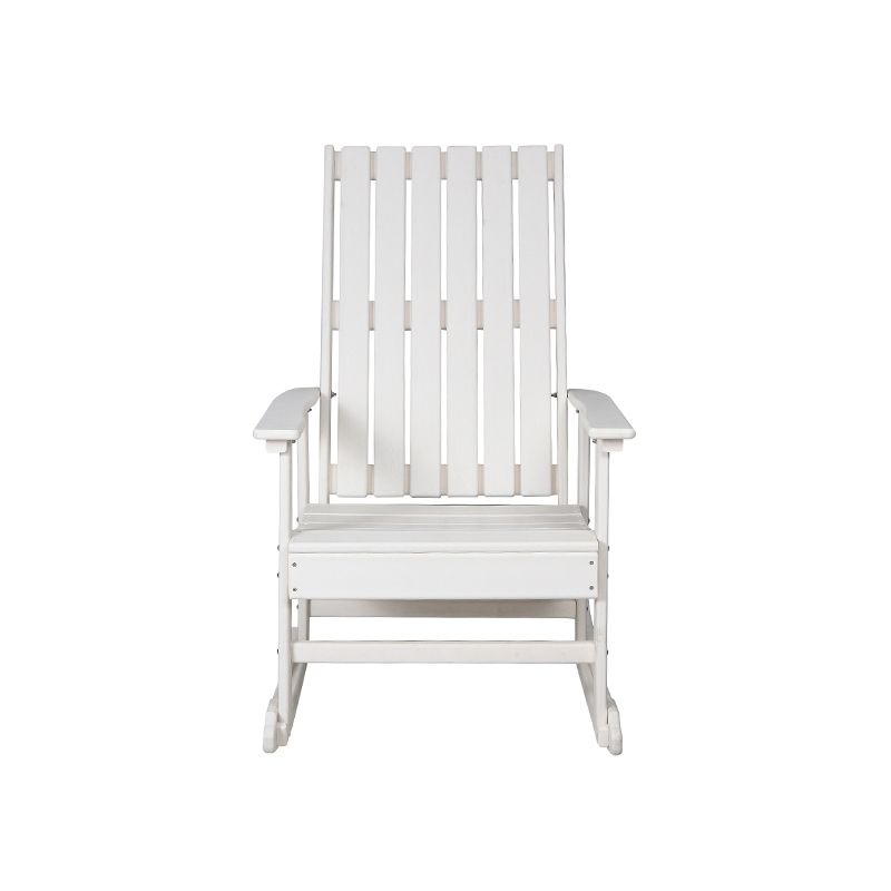 Sedia Adirondack a dondolo con schienale alto