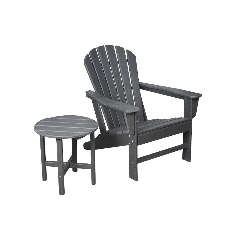 Sedia Adirondack con schienale leggermente curvo