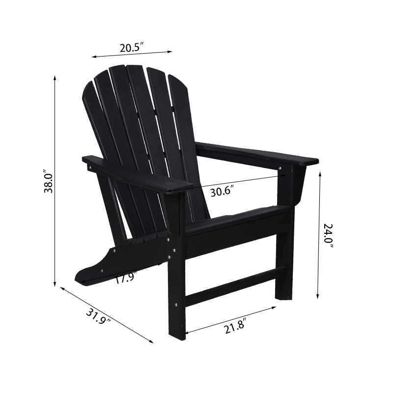 Fix sedia Adirondack e set di tavoli ovali